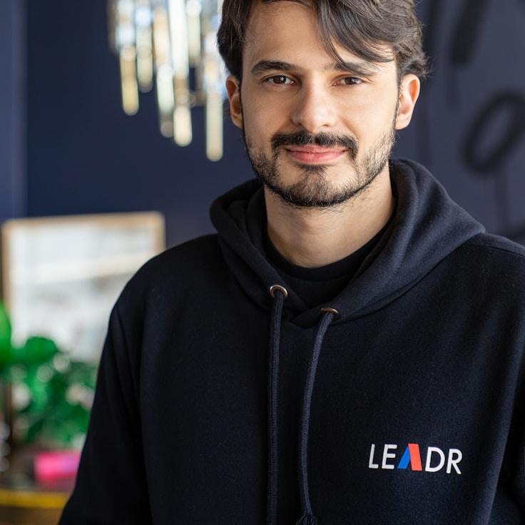 Jordan Lee, Client Relations Director, discussing corporate gifting strategy with business clients